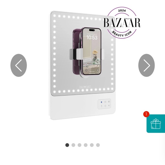 NWOT Riki Loves Riki Lighted Vanity Mirror - Picture 3 of 3